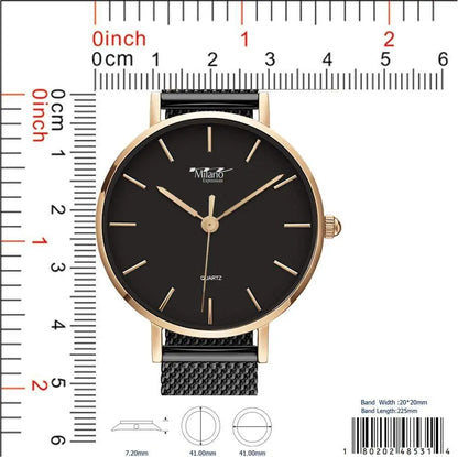 4853 - Mesh Band Watch Orchid Millie