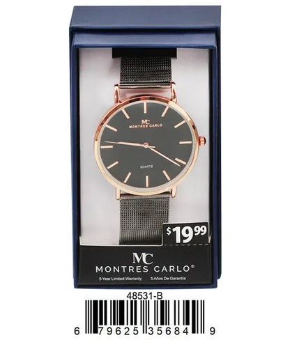 4853 - Mesh Band Watch Orchid Millie
