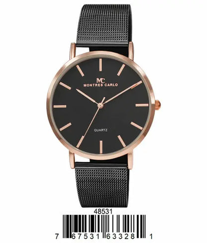 4853 - Mesh Band Watch Orchid Millie
