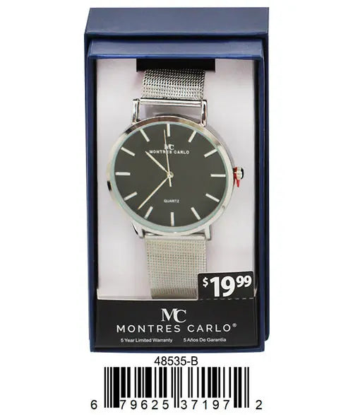 4853 - Mesh Band Watch Orchid Millie