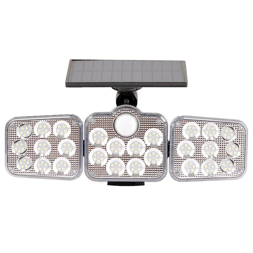 3 Adjustable Heads 270° Wide Angle Illumination Solar Lights Outdoor Pink Iolaus