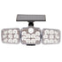 3 Adjustable Heads 270° Wide Angle Illumination Solar Lights Outdoor Pink Iolaus