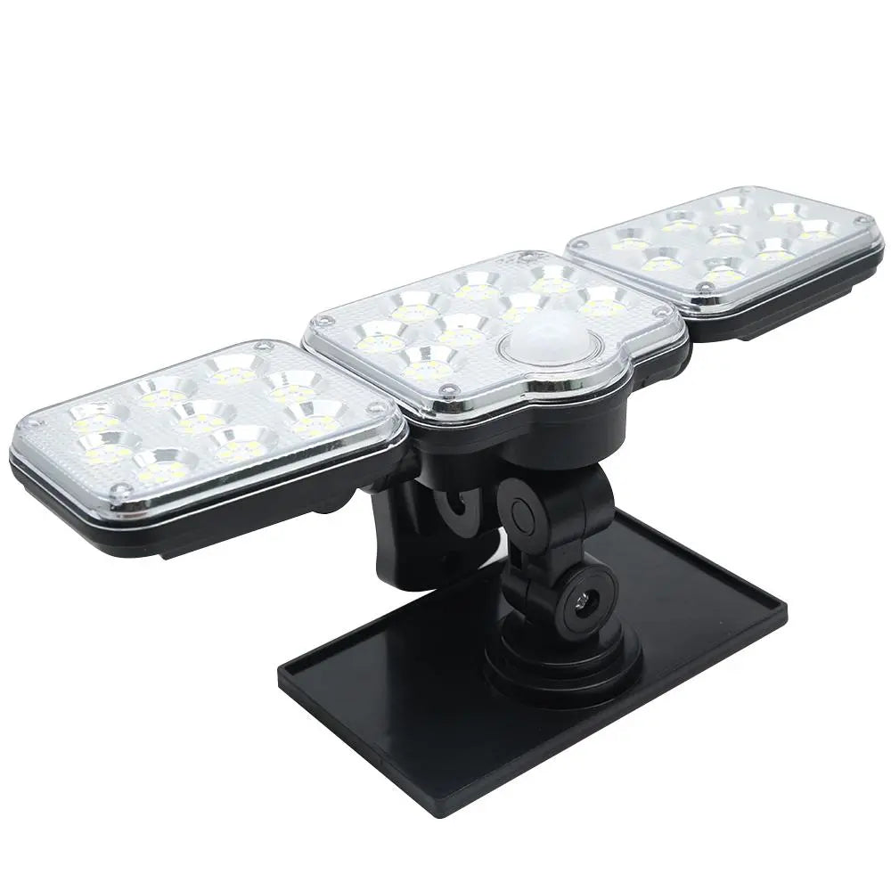 3 Adjustable Heads 270° Wide Angle Illumination Solar Lights Outdoor Pink Iolaus