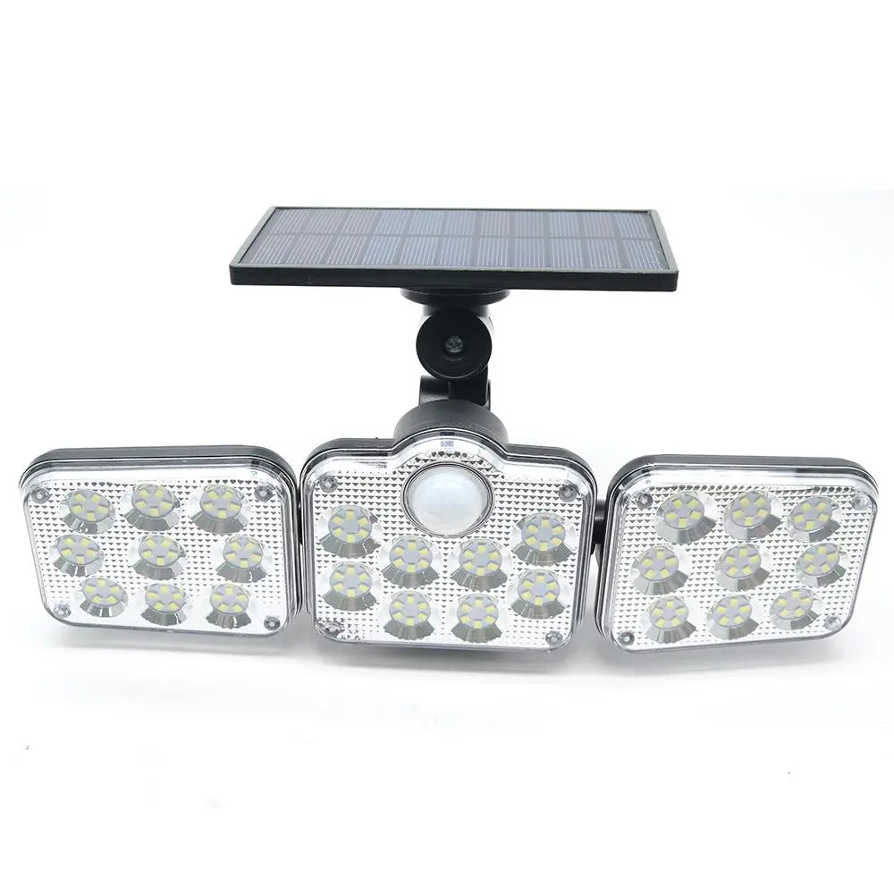 3 Adjustable Heads 270° Wide Angle Illumination Solar Lights Outdoor Pink Iolaus