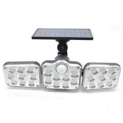 3 Adjustable Heads 270° Wide Angle Illumination Solar Lights Outdoor Pink Iolaus