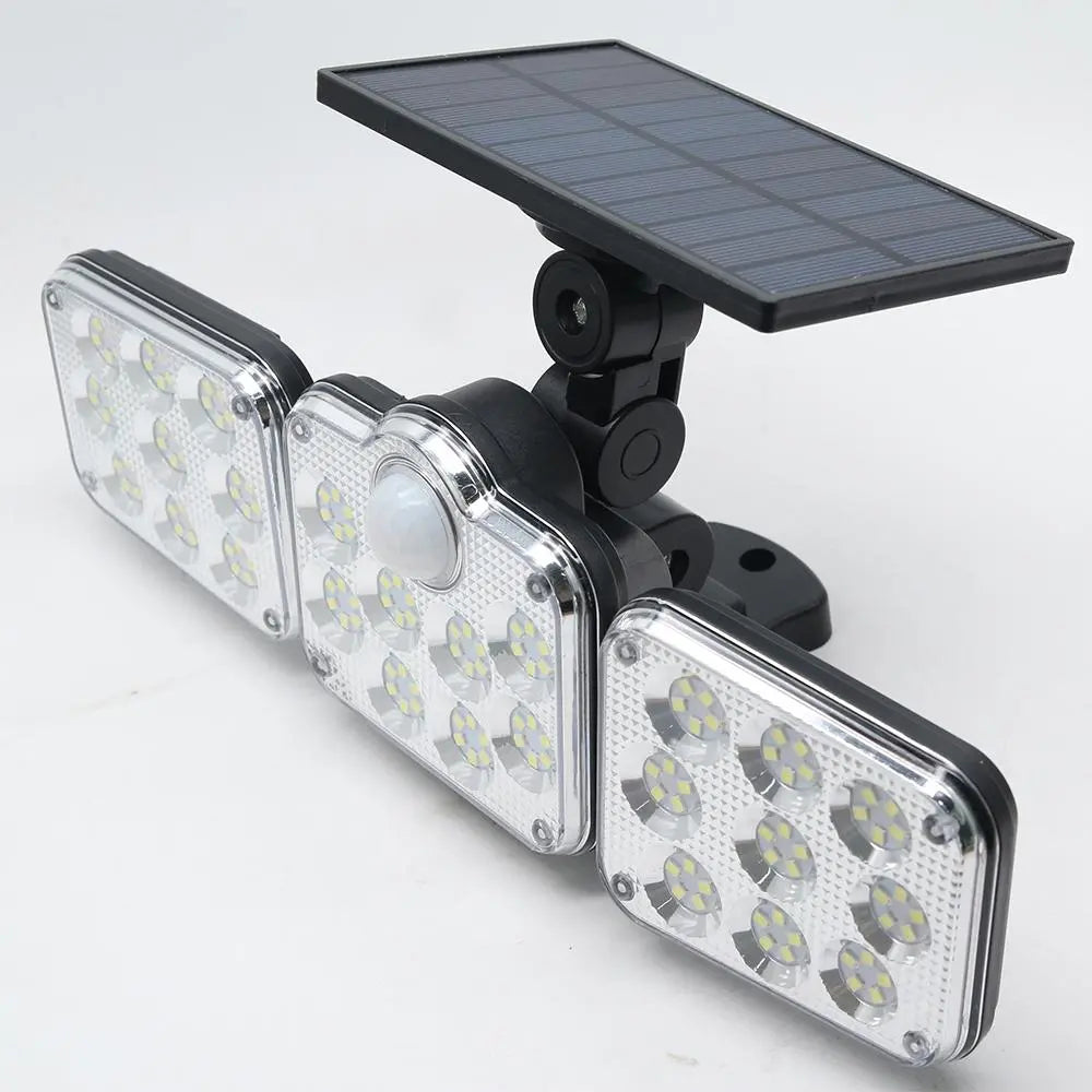 3 Adjustable Heads 270° Wide Angle Illumination Solar Lights Outdoor Pink Iolaus