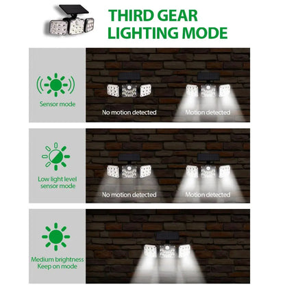 3 Adjustable Heads 270° Wide Angle Illumination Solar Lights Outdoor Pink Iolaus