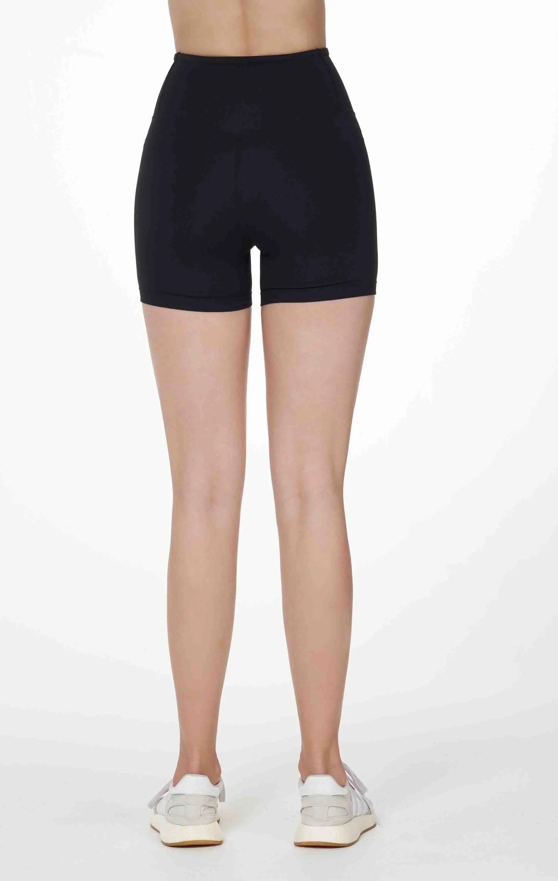 Hybrid Cloudlux Shorts High Waist (tight) - Stone Grey Lemon Molly
