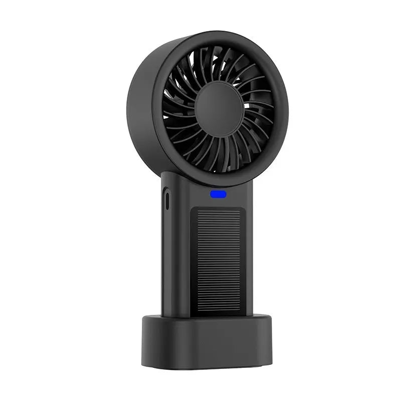USB Mini Solar Charging Handheld Fan Crimson Medea