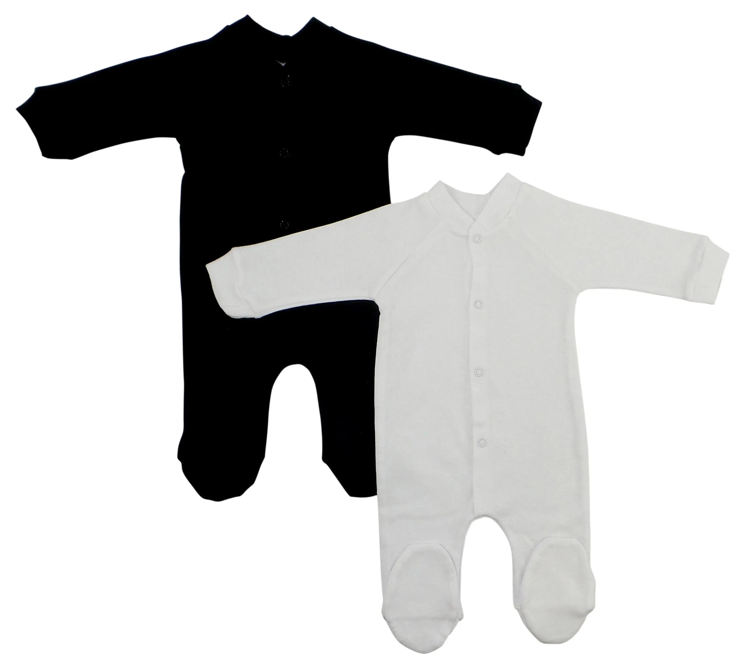 Interlock Black and White Closed-toe Sleep &amp; Play Emerald Clover