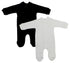 Interlock Black and White Closed-toe Sleep & Play Emerald Clover