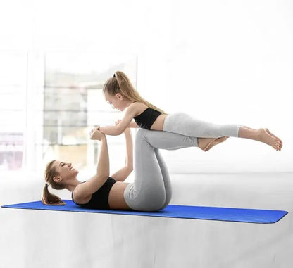 Premium 1/2-Inch Extra Thick Exercise Yoga Mat, Non-Slip Anti-Tear, Lemon Odysseus