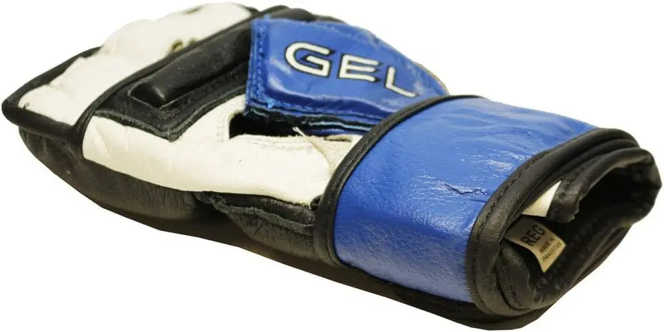 Gel Sparring MMA Glove, Real Leather Combat Mitts, Shock Absorbing Gel Lemon Odysseus