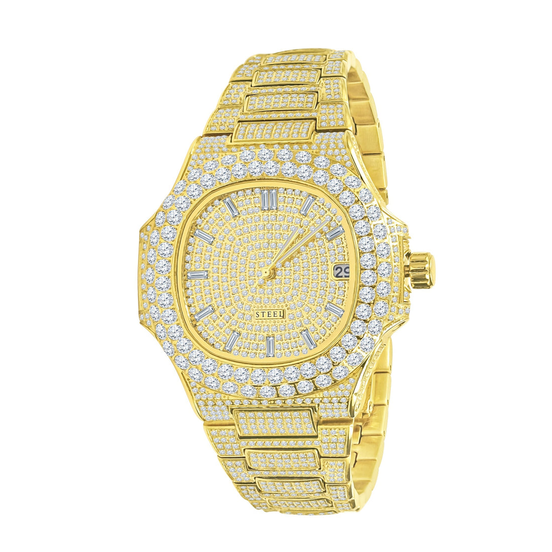 LORD STEEL CRYSTAL WATCH | 530662 Lilac Quartz