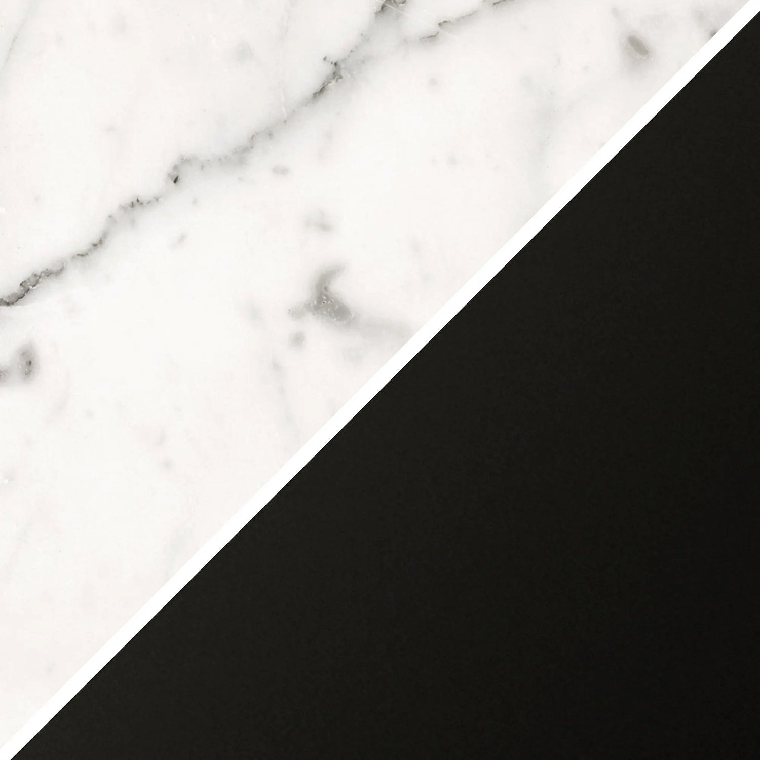 24&quot; Black and White Marble and Metal Cylinder Table Lamp With White White Diomedes