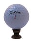 Golf Ball Lamp Finial, White, 2.25"h Thulite