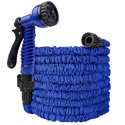 Expanding Expandable Flexible Garden Water Hose w Spray Nozzle 25, 50, Puce Gaia