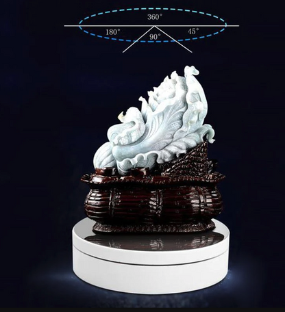 360° Electric Motorized Rotating Display Stand Jewelry Photography Puce Gaia