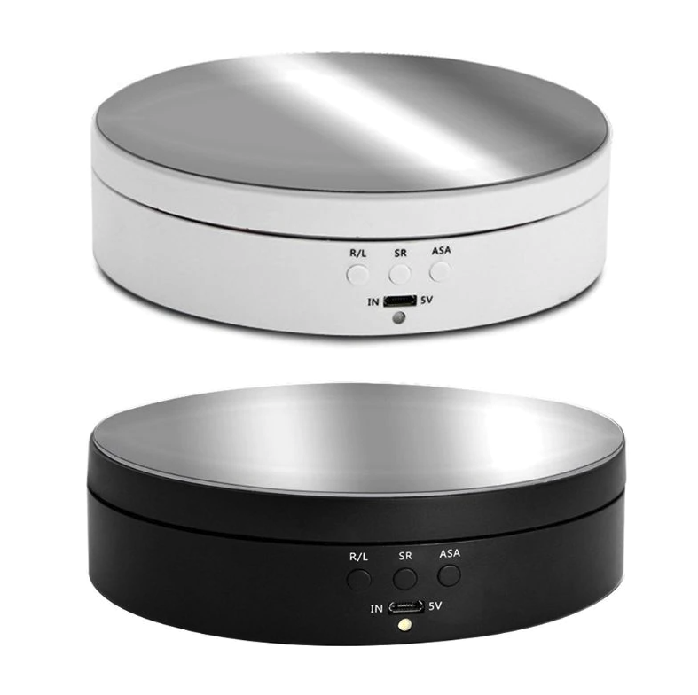 360° Electric Motorized Rotating Display Stand Jewelry Photography Puce Gaia