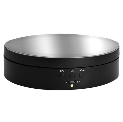 360° Electric Motorized Rotating Display Stand Jewelry Photography Puce Gaia