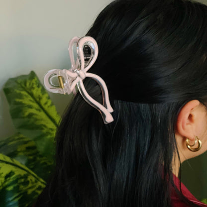 Annie Bow Hair Claw Set Of 3 Fuchsia Hercules