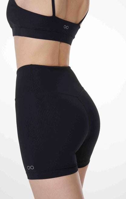 Hybrid Cloudlux Shorts High Waist (tight) - Stone Grey Lemon Molly