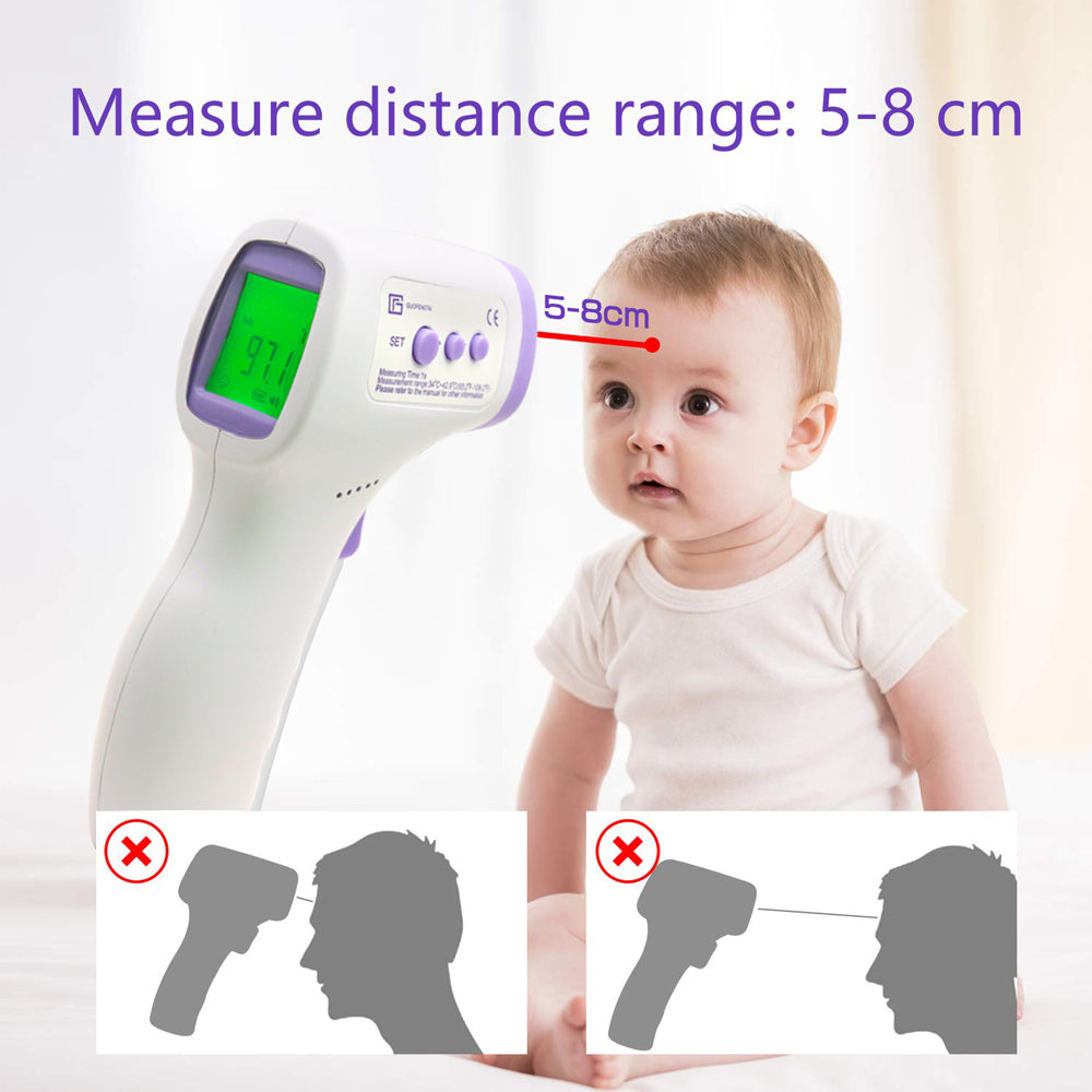 Real-Time Health Monitoring Kit with Forehead Thermometer &amp; Blood Pink Iolaus