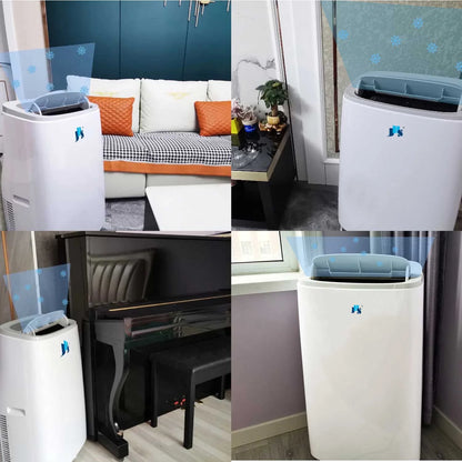 10,800 BTU (15,000 BTU ASHRAE) 115V Portable Air Conditioner with Remote, Rooms up to 550 Sq Ft, A020A-10KR