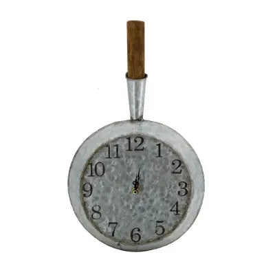 10.6x3x18.1 Frye Wall Clock Pink Lucy