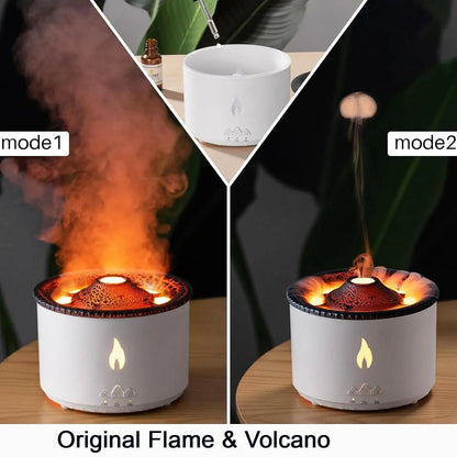 Volcano Diffuser for Essential Oils Aromatherapy Volcano Humidifier Periwinkle Eros
