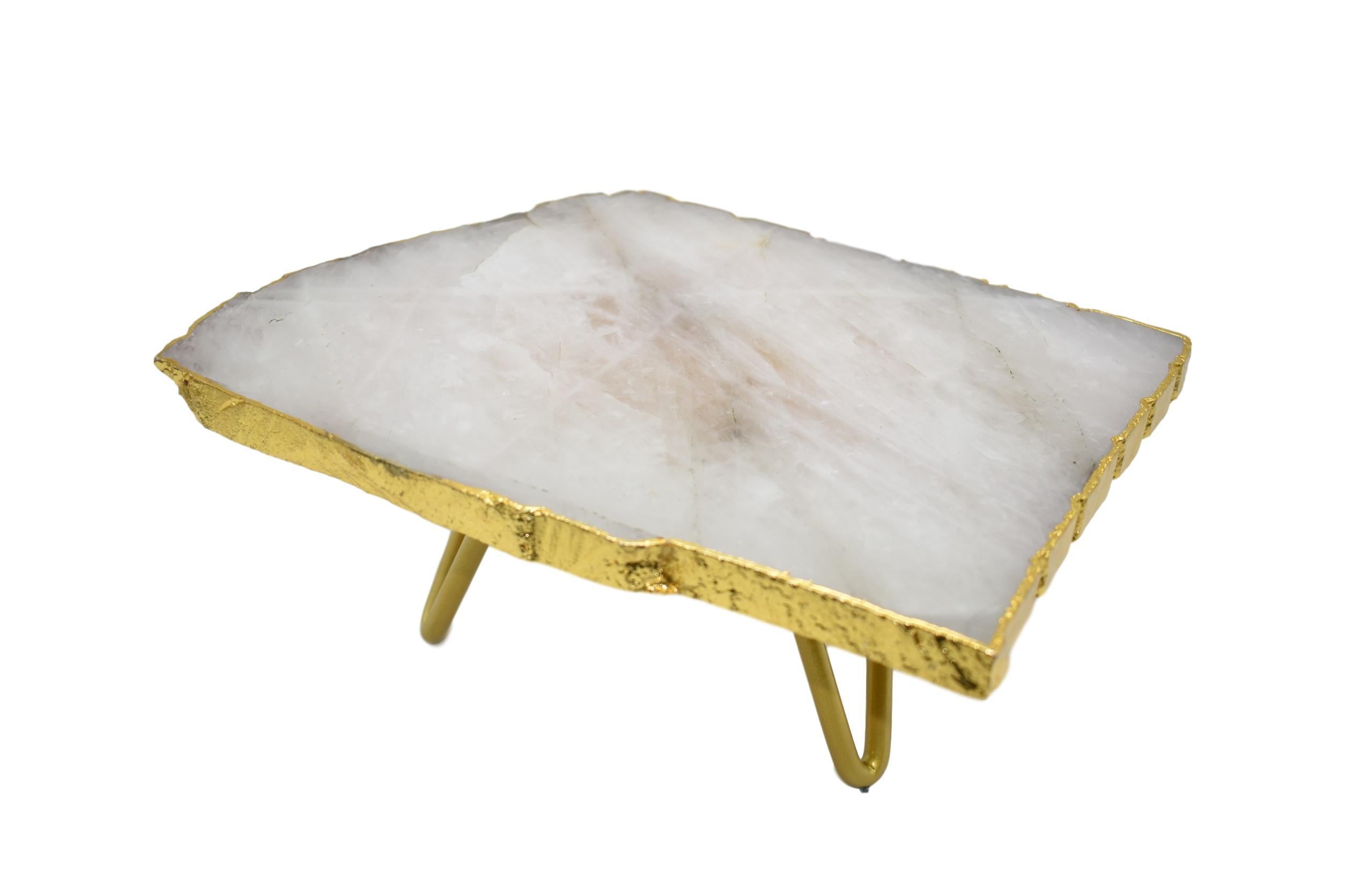 1-Layer Cake Stand with Gold Trim Green Ares
