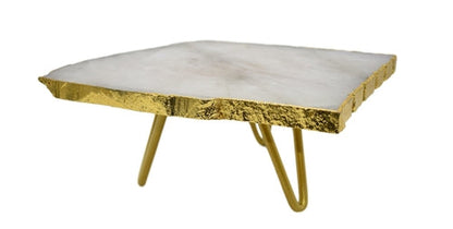 1-Layer Cake Stand with Gold Trim Green Ares