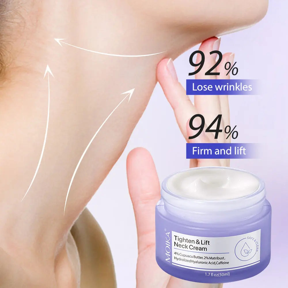 Neck Wrinkle Removal Cream Tightening Firming Fade Fine Lines Crimson Medea