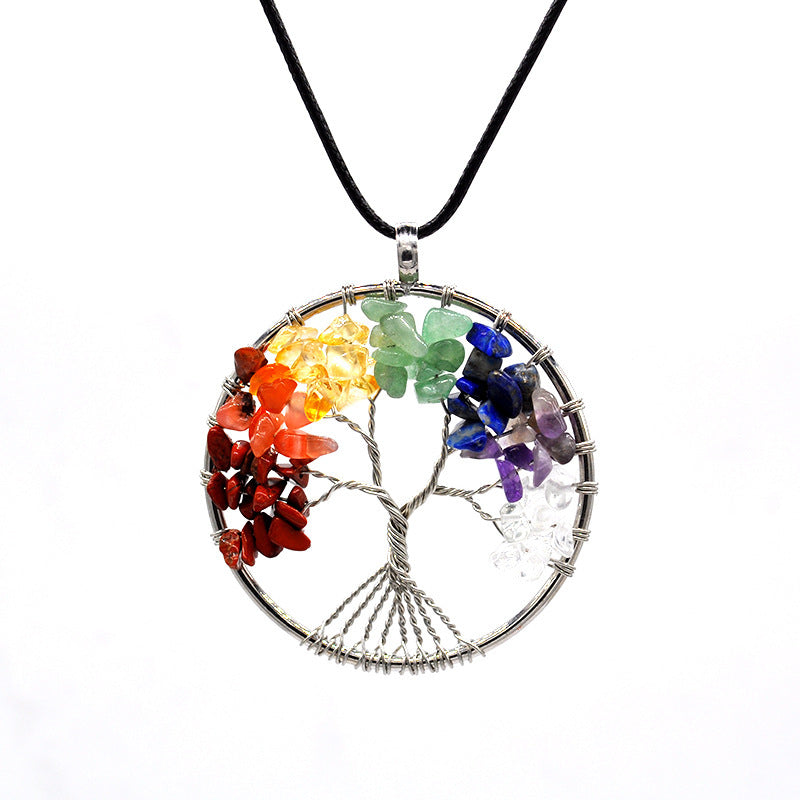 Kabala Life Tree necklace Pink Lucy