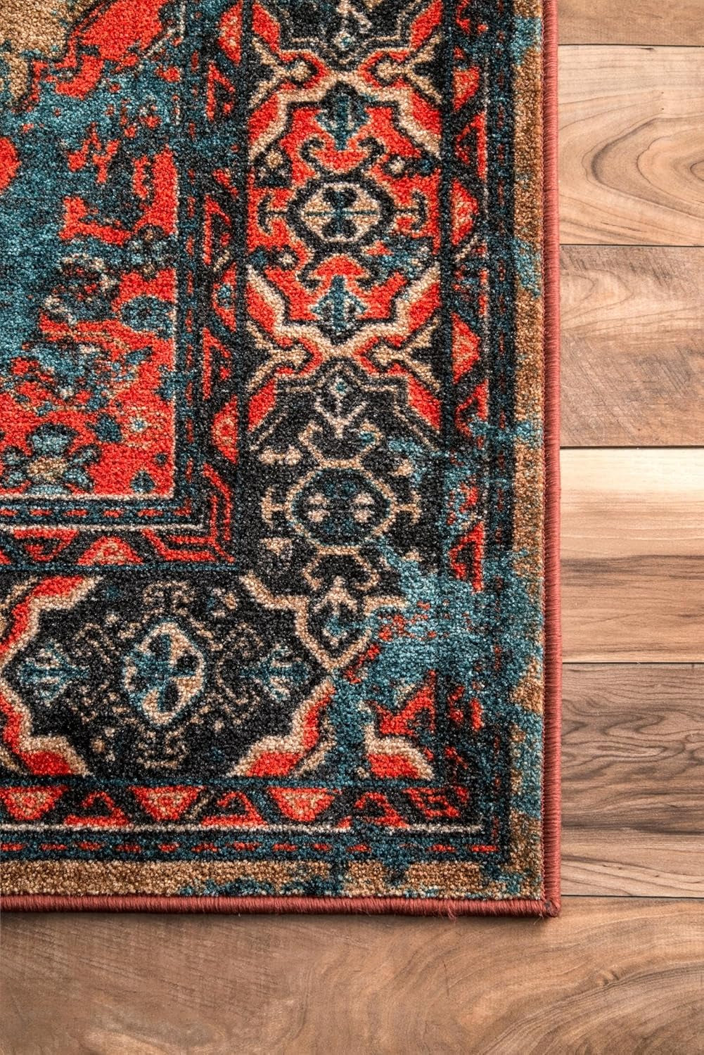 Distressed Tribal Lavonna Accent Rug, 3X5, Multi