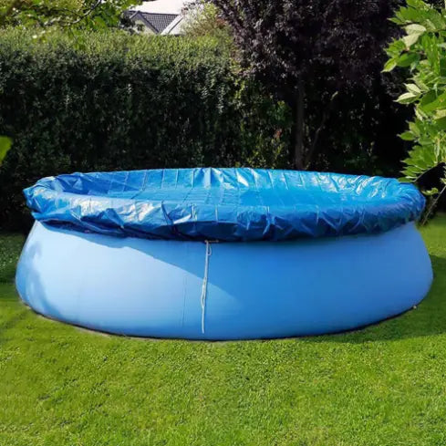New Swimming Pool Cover 183CM Blue Cloth Round Mat Maroon Asteria