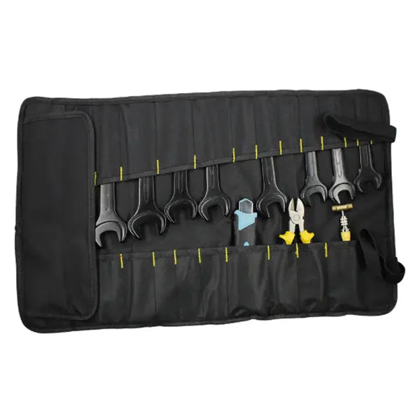 Portable Multifunctional Reel Type Hardware Tool Bag Maroon Asteria
