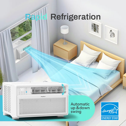 Energy Star Window Air Conditioner,12000 BTU 520 Sq Ft. Air Conditioner Window Unit with Wifi Inverter Ac, Remote Control, Ultra Quiet &amp; Easy Installation, ECO/24 Timer/Auto Restart