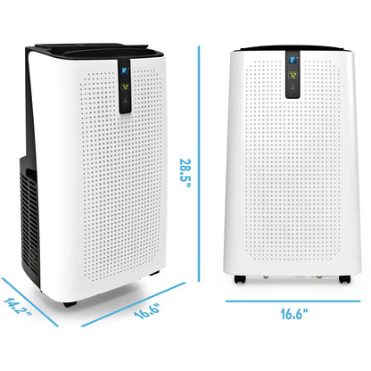 8000 BTU (12,000 BTU ASHRAE) 115V Portable Air Conditioner, Rooms up to 450 Sq. Ft., White, A018C-08KR