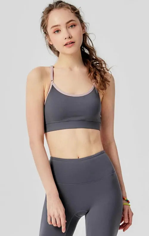 Luna Cloudlux Bra - Smoke Charcoal Lemon Molly