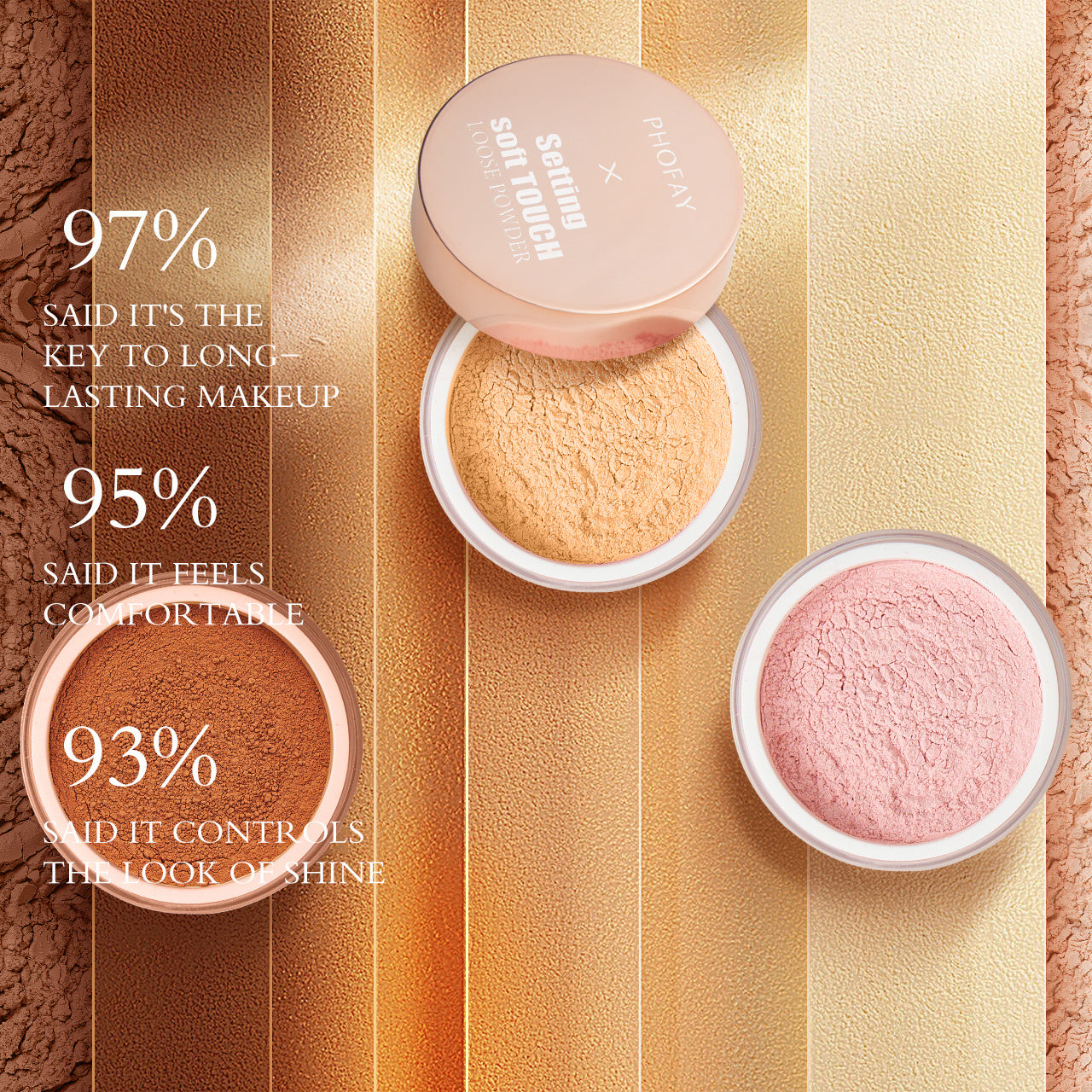 AdoreKart Setting Soft Touch Loose Powder Pink Lucy