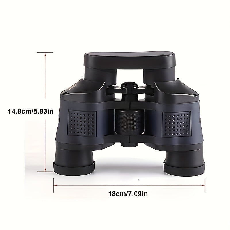 Binoculars For Adults High Power,60x60 With Low Light Night Vision Waterproof Binoculars Watching Outdoor Sports Concerts Binoculars For Bird Watching Professional Pink Lucy