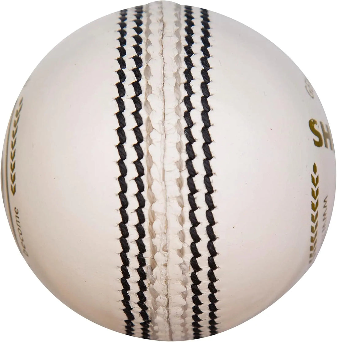 SG Cricket Shield 20 Premium Leather Ball (White Color) Lemon Odysseus