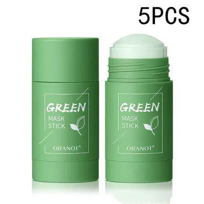 Green Tea Solid Mud Mask Moisturizing Deep Crimson Medea