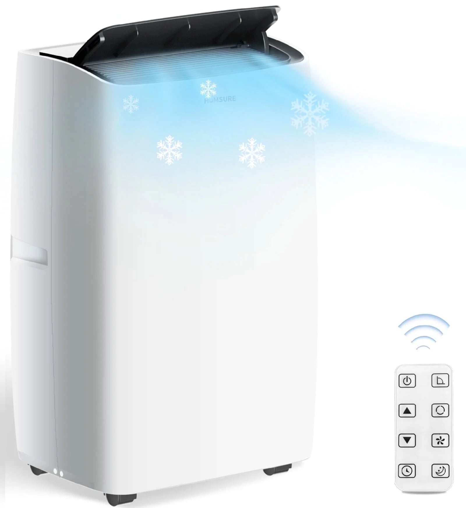 Portable Air Conditioners 12000 BTU, Room Air Conditioning Portable for Room, 24H Timer, 5-In-1 Quiet AC Unit as Cooler Dehumidifier Fan, Remote Control Window Kit Included