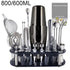 Boston Cocktail Shaker Bar Tools Wine Mixer Set Crimson Medea
