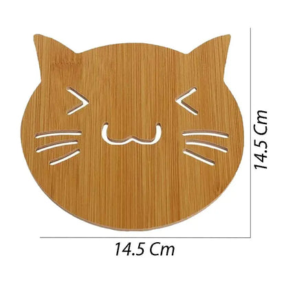 Cartoon Coasters Cup Carriers For Drinks Table Placemats Wood Drink Drinking Coaster Coffee Mug Rack Coffee Cup Stand Cup Coaster Wood Cup Wooden Dining Table Cup Holder Pink Lucy