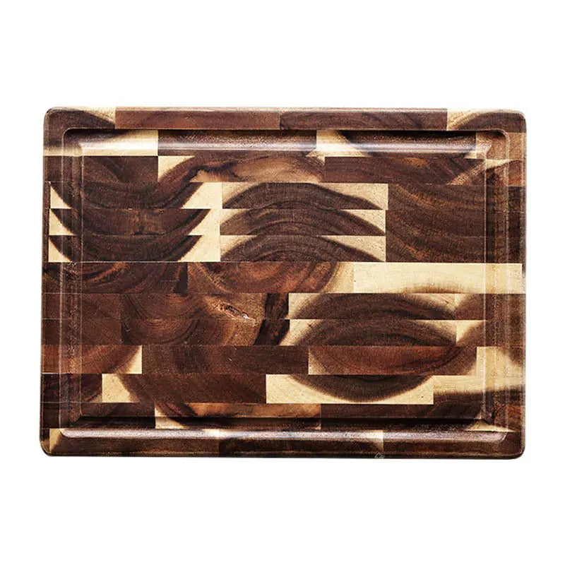 Kitchen Household Parquet Solid Wood Cutting Board Pink Lucy