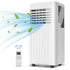 Portable Air Conditioners 8000 BTU Ashrae– 3-In-1 AC Unit, Dehumidifier & Fan with 24-Hour Timer/Remote Control for Home/Office/Apartments/Dorm