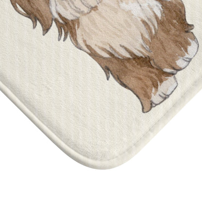 Happy Puppy Bath Mat Yellow Pandora